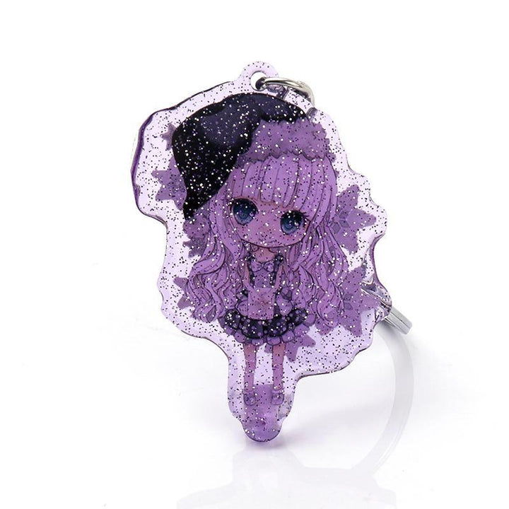 オリジナルグリッターアクリルキーホルダー